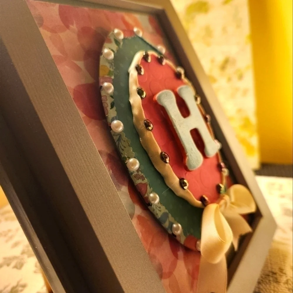 Hand Crafted 3D Initials 